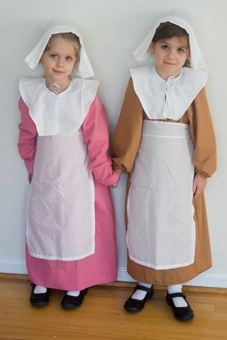 How To Sew Children s Pilgrim Costumes for less than 5 Little Sinners